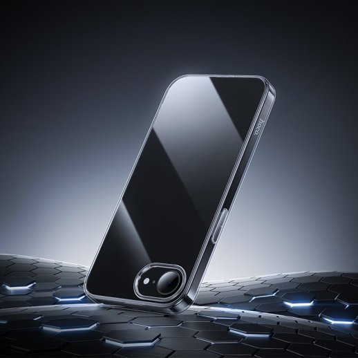 Силиконовая накладка HOCO LIGHT SERIES для APPLE iPhone 16E 6.1", прозрачный