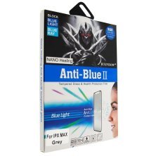 Захисне скло ANTI-BLUE II APPLE IPHONE XS MAX | 11 PRO MAX ЧОРНИЙ В УПАКОВЦІ