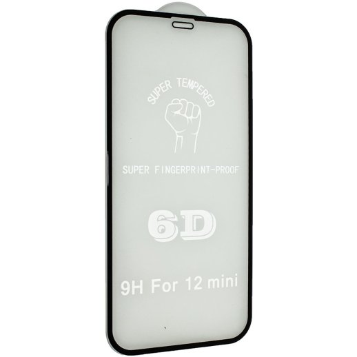 Захисне скло 6D ORIGINAL для APPLE IPHONE 12 mini 5,4" ЧОРНИЙ