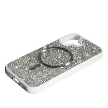 Накладка Diamond Magsafe для Apple iPhone 16 White