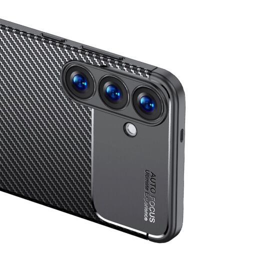 Накладка Tpu Carbon для Samsung S25 Black