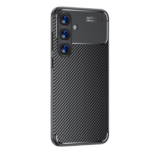 Накладка Tpu Carbon для Samsung S25 Black