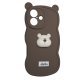 Силікон Hello Bear для Apple iPhone 16 Brown