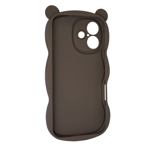 Силікон Hello Bear для Apple iPhone 16 Brown