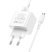 Мережевий зарядний пристрій BOROFONE BAS12A Erudite USB QC3.0 18W + кабель USB - MICRO, білий