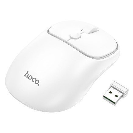 Мишка бездротова HOCO GM25 Royal dual-mode, space white