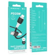 USB-C кабель BOROFONE BX84 Type-C - Lightning PD 20W