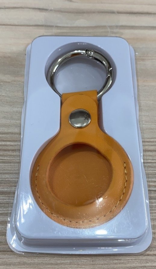 Airtag Leather HQ Orange