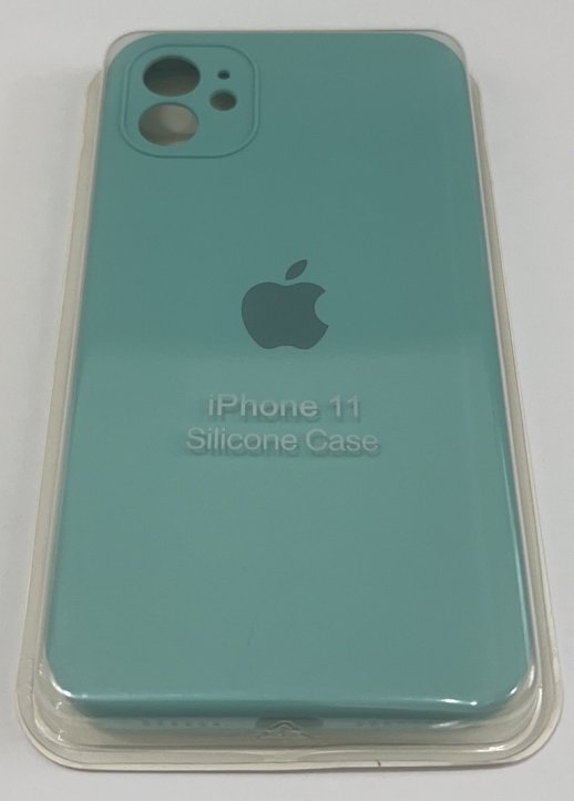 Чохол Silicone Case Copy Apple iPhone 11 Square Mist Blue, 03
