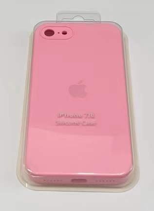 Чохол Silicone Case Copy Apple iPhone 7 / 8 / SE Square Pink 7