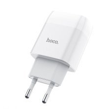 Мережевий зарядний пристрій HOCO C72A USB 2.1A, білий
