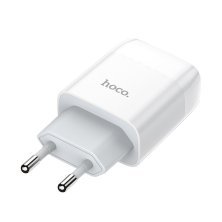Мережевий зарядний пристрій HOCO C72A USB 2.1A, білий