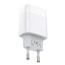 Мережевий зарядний пристрій HOCO C72A USB 2.1A, білий