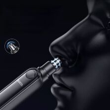 Електричний тример для волосся в носі HOCO HP33 з дисплеєм, МЕТАЛЕВИЙ СІРИЙ