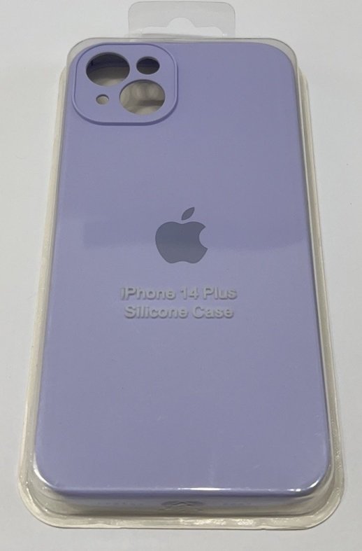 Чохол Silicone Case Copy Apple iPhone 14 Plus Square Mist Blue, 03