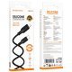 USB-C кабель BOROFONE BX113 Type-C - Lightning SILICONE, 2.4A, 1 метр, чорний