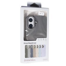Силіконовий чохолНакладка  Color (With Magnit) для Apple iPhone 17 Grey