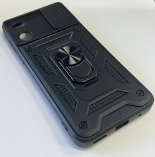 Armor Case With Curtain for Motorola E13 4G Чорний