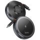 Бездротовий зарядний пристрій HOCO CQ18 2-in-1 Wireless Charger 15W з вбудованим кабелем, чорний