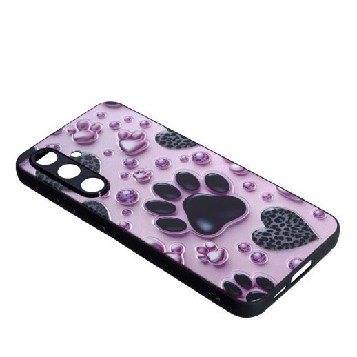 Накладка Fashion Mix для Samsung S24 FE Pink Paws