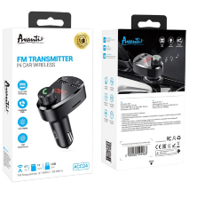 Автомобильный FM Модулятор Avantis ACC16 PD30W Black
