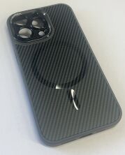 Case Carbone Shield Magsafe  for Apple Iphone 13 Pro Grey