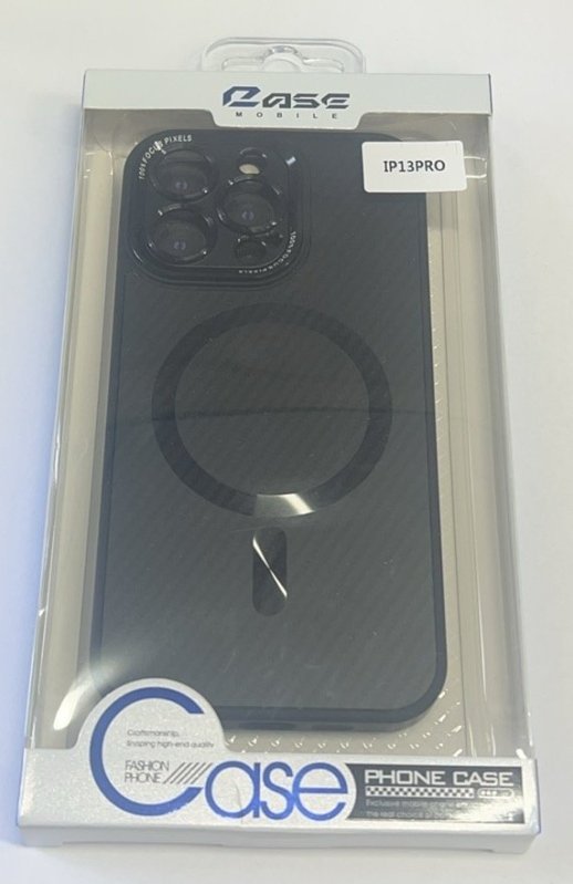 Case Carbone Shield Magsafe  for Apple Iphone 13 Pro Grey