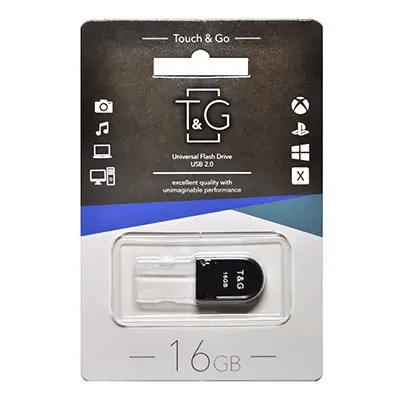 USB Flash Drive T&G TG010 Shorty 16GB Чёрный
