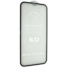 Захисне скло 6D ORIGINAL для APPLE IPHONE 12 PRO MAX 6,7" ЧОРНИЙ