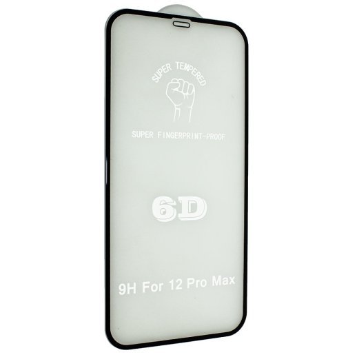 Захисне скло 6D ORIGINAL для APPLE IPHONE 12 PRO MAX 6,7" ЧОРНИЙ