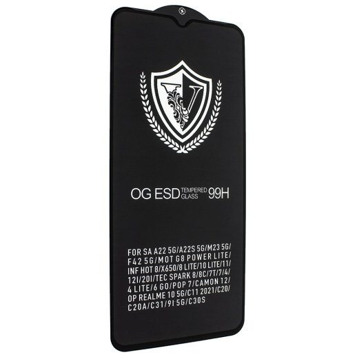 Захисне скло 99H OG ESD V ZTE A73