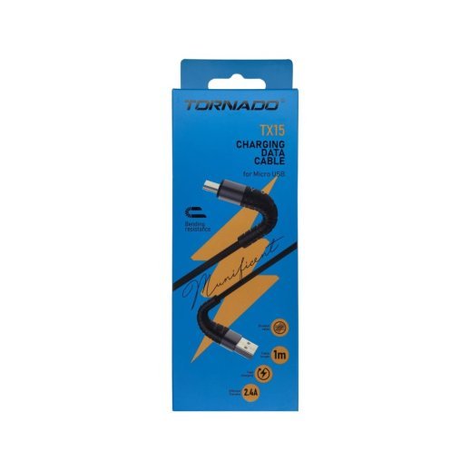 USB Cable TORNADO TX15 Тканевая Оплётка Micro