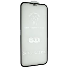 Захисне скло 6D ORIGINAL для APPLE IPHONE 12 PRO 6,1" ЧОРНИЙ
