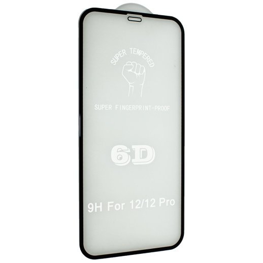 Захисне скло 6D ORIGINAL для APPLE IPHONE 12 PRO 6,1" ЧОРНИЙ