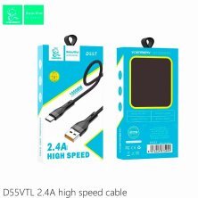 Кабель USB Denmen D55T USB - Type-C (3.6A)