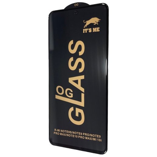 Захисне скло PREMIUM IT'S ME OG GLASS XIAOMI Redmi Note 9S | NOTE 9 PRO ЧОРНИЙ