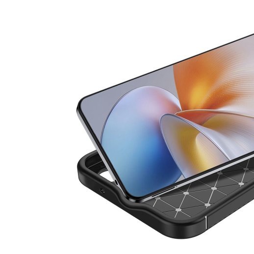 Накладка Tpu Carbon для Samsung S25 Plus Black