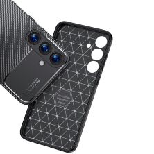 Накладка Tpu Carbon для Samsung S25 Plus Black