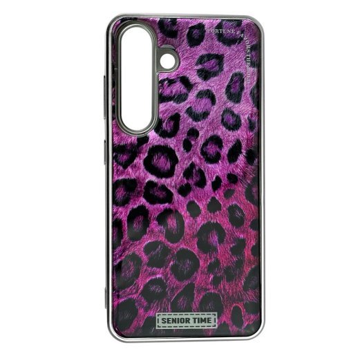 Накладка Leopard Case для Samsung S25 Violet
