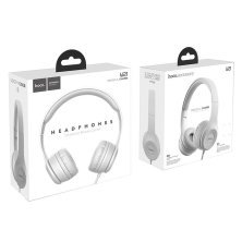 Дротові навушники HOCO W21, сірий