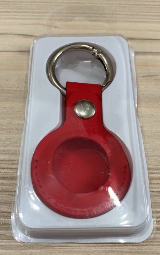 Airtag Leather HQ Red