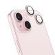 Скло для камери HOCO V14 APPLE iPhone 16 | 16 PLUS, рожевий