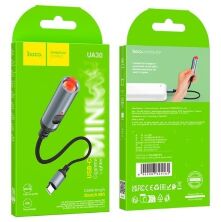 Прикурювач HOCO UA30 Type-C, ЧОРНИЙ