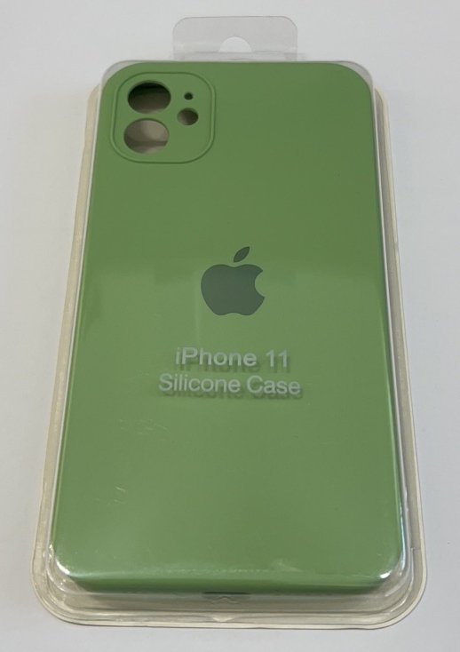 Чохол Silicone Case Copy Apple iPhone 11 Square Mint, 16