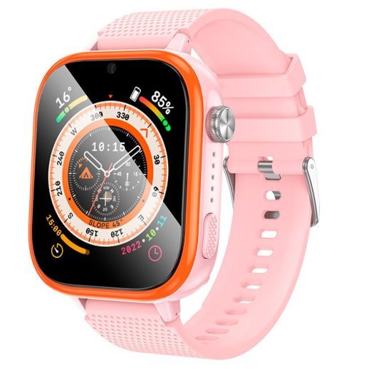 Годинник HOCO Y101 children watch with call function 4G, РОЖЕВИЙ
