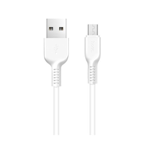 USB кабель HOCO X20 USB - micro USB 2.4A 1 метр, білий