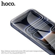 Скло антистатичне загартоване HOCO G777 Bear Defense HD для телефону APPLE iPhone 17 PRO MAX