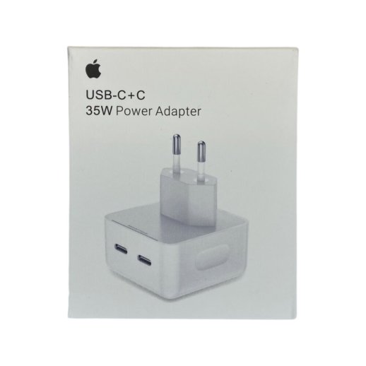 Мережевий Зарядний Пристрій Apple iPhone Power Adapter 35W Dual USB-C MHJE3ZM/A