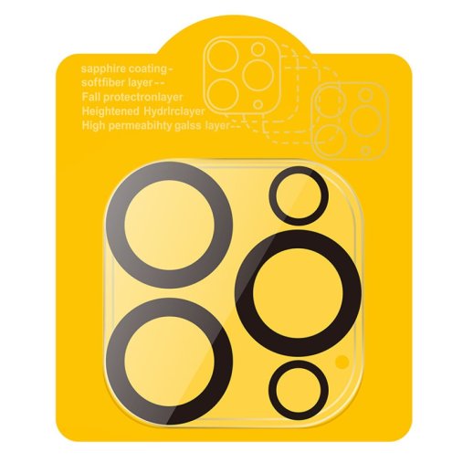 Скло для камери HOCO G13 для APPLE iPhone 15 | iPhone 15 PLUS, ЧОРНИЙ