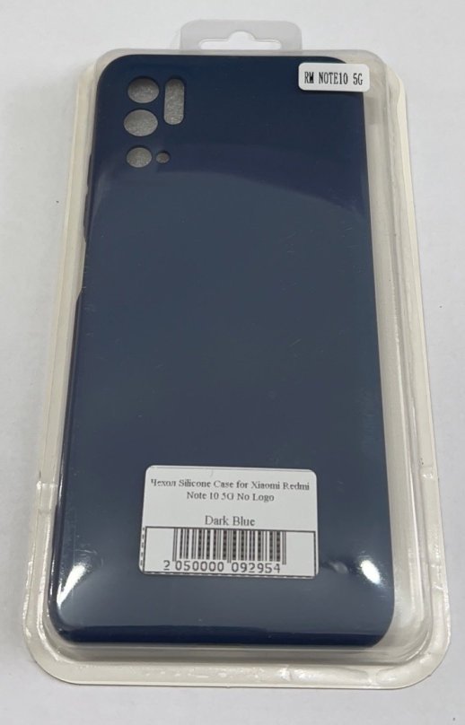 Чехол Silicone Case for Xiaomi Redmi Note 10 5G/Poco M3 Pro No Logo White